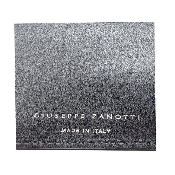 Giuseppe Zanotti Studded Leather Bifold Men's Wallet in Black - NIB $449 - Picture 6 of 7